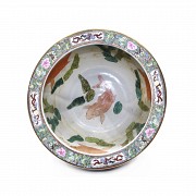 Pecera de porcelana esmaltada, Cantón, s.XX