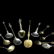 Cucharas de plata decorativas, S.XIX - pps.S.XX