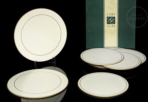Set of twelve plate holders, Lady Clare