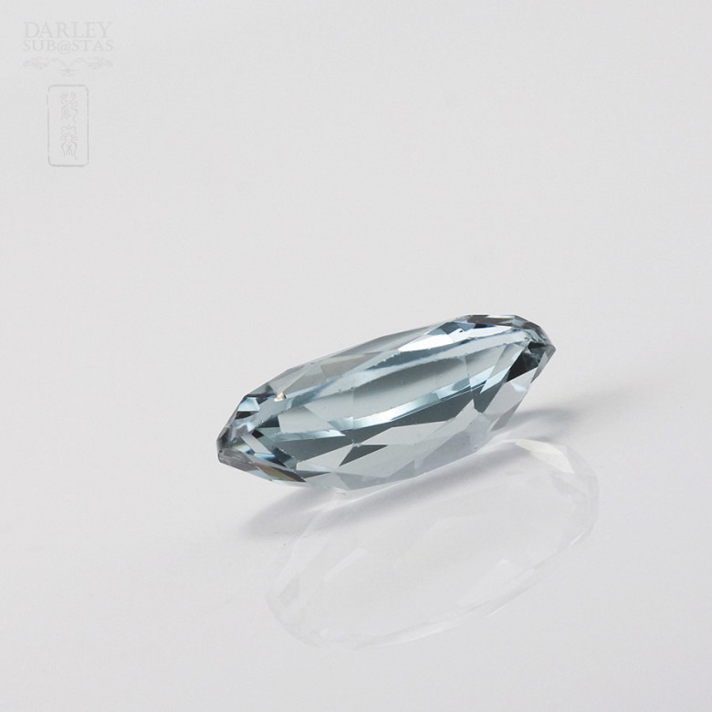 Natural aquamarine faceted oval cut 13.15 cts - 3