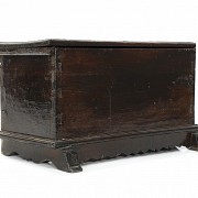 Castilian carved wooden chest