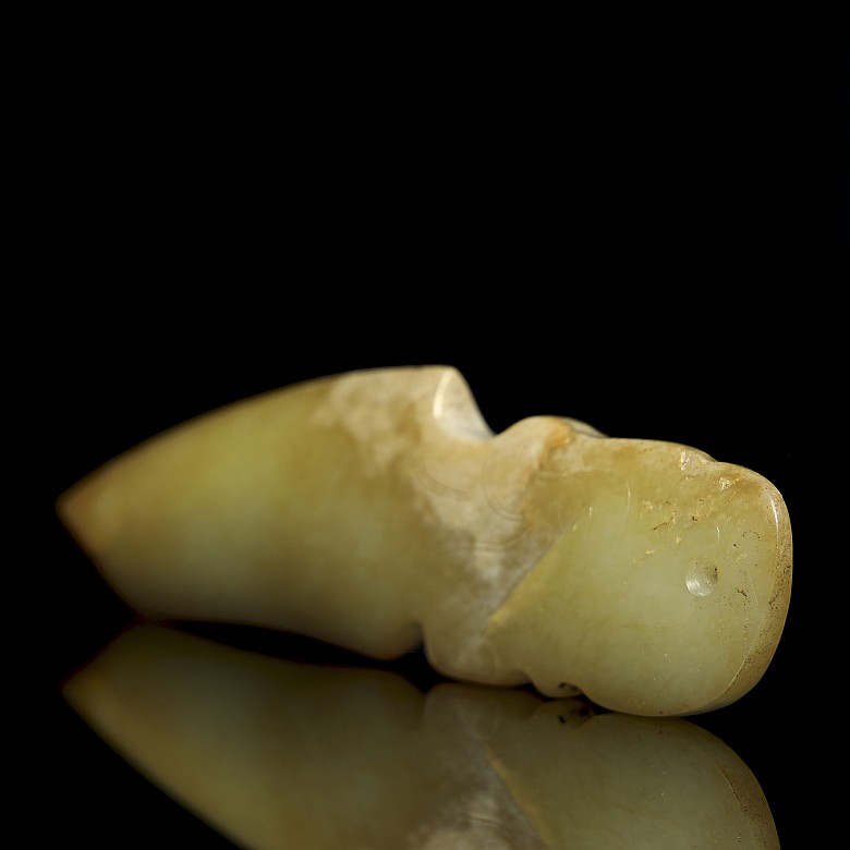 Daga de jade tallada, dinastía Zhou occidental