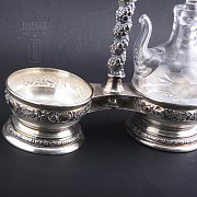 Silver Cruet with marks or punches. - 2