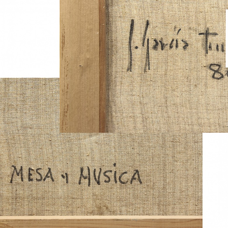 Jose García Torres (1934) “Mesa y música”, 1986 - 4