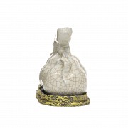 Recipiente de cerámica Guanyao, dinastía Qing. - 2