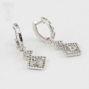 0.82cts precious diamond earrings - 3
