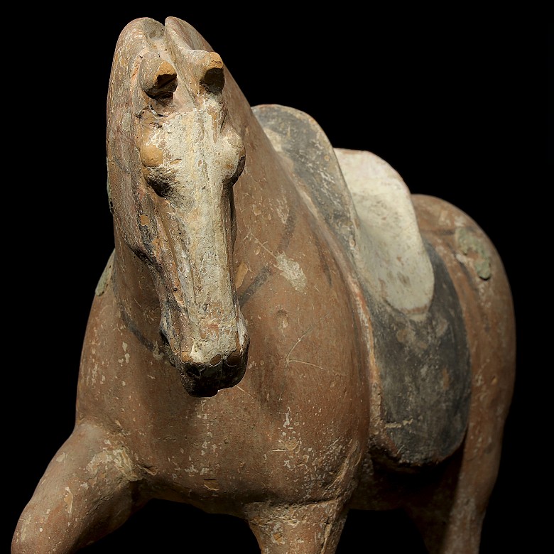 Caballo de terracota, dinastía Tang (618 - 906)