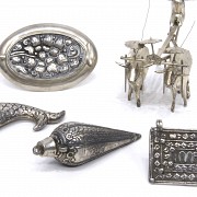 Lot of small metal objects, Indonesia, early 20th century