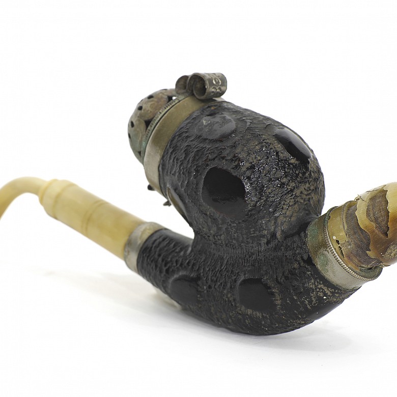 Two briar pipes, Bruyère garantie, early 20th century - 3