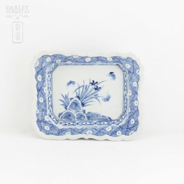 Chinese porcelain tray, S.XX