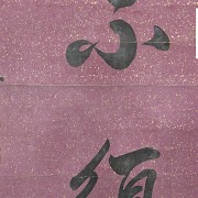 Pair of Chinese calligraphy, Qing dynasty - 3