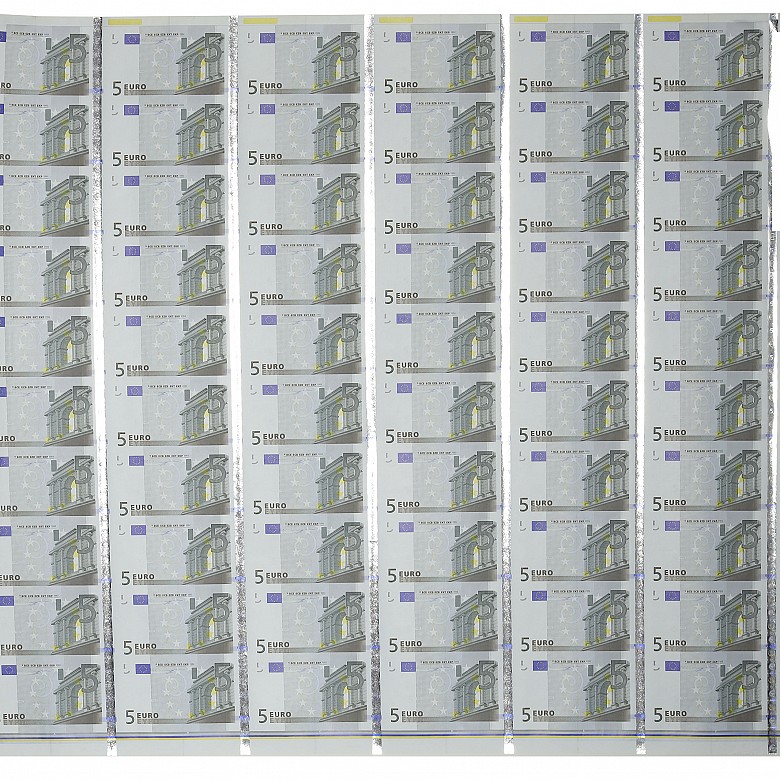 Edición especial de billetes de 5 euros, 2002