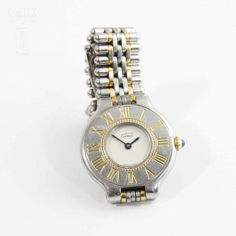 Elegante reloj de dama marca Cartier, - 5