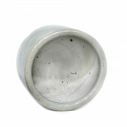 Vaso de porcelana con vidriado celadón, s.XX - 2