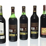 Lot of eleven bottles of Rioja wine