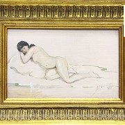 Juan García Miralles (1952) nude studies.