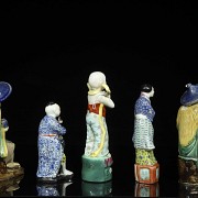 Five Chinese sculptures, 20th century