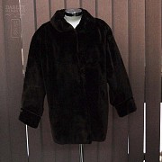Brown coat of Mouton, - 2