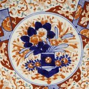 Japanese porcelain enamelled dish, Meiji period - 3