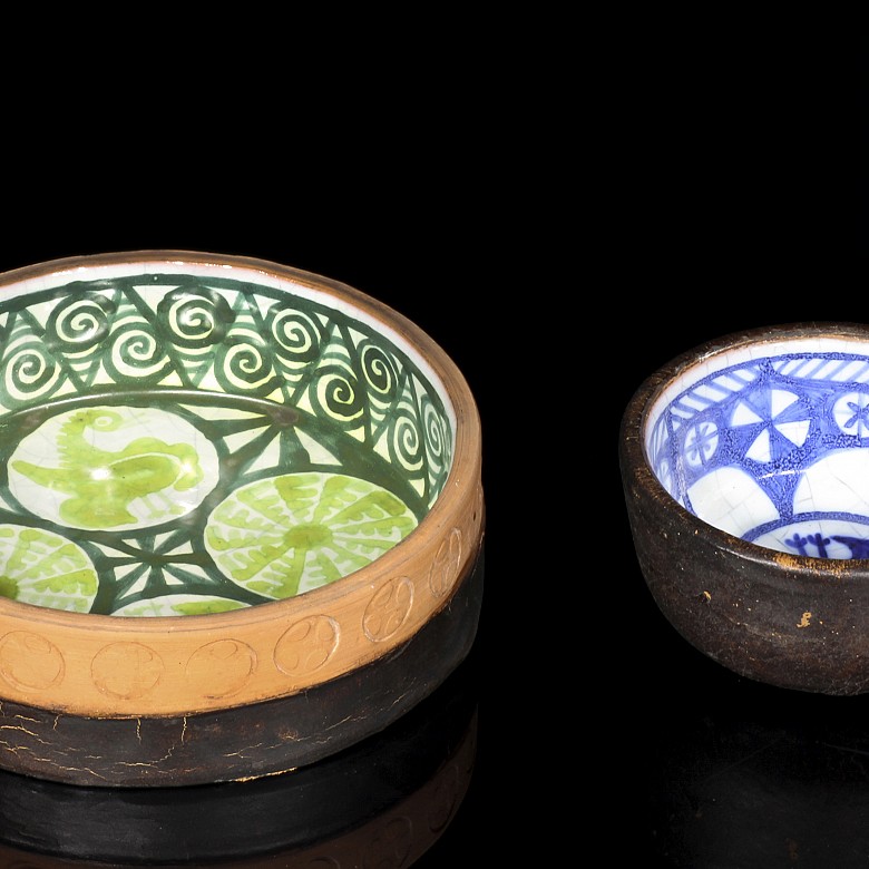 Arcadio Blasco and Carmen Perujo. Set of ceramics