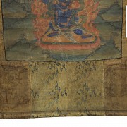 Tibetan silk thangka, Qing dynasty. - 3