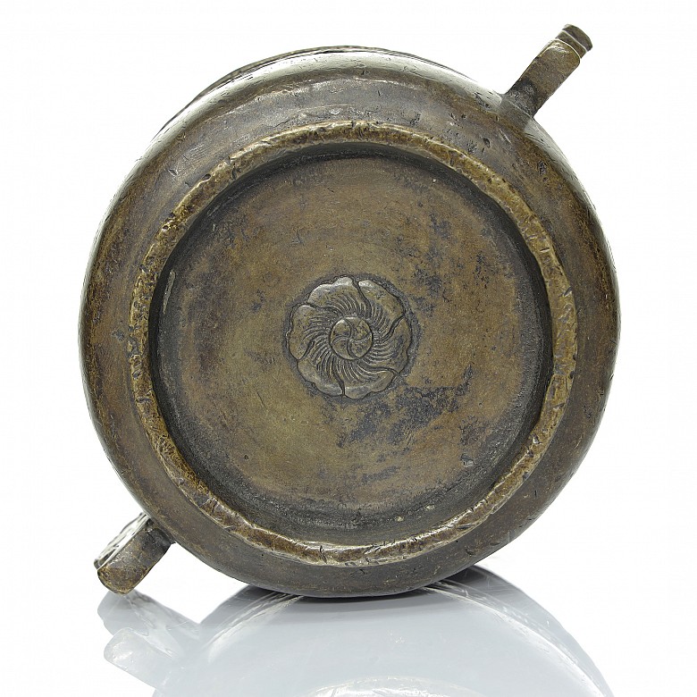 Bronze censer, Qing dynasty - 7