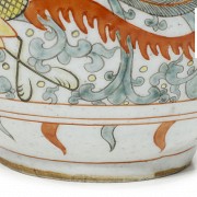 Glazed porcelain vessel, Ming style.