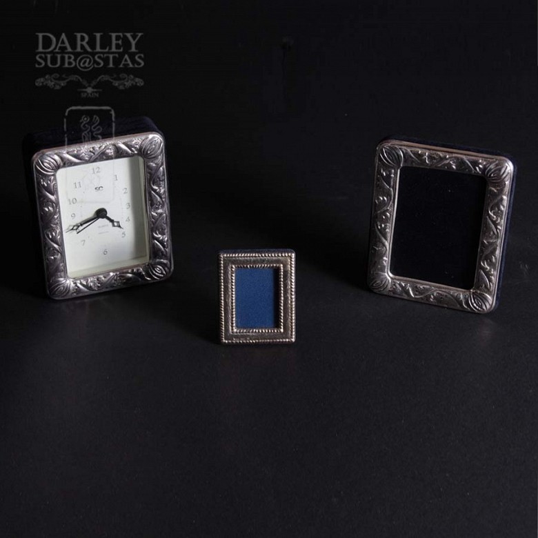 Watch Game and silver photo frames