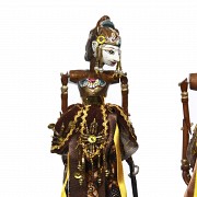 Indonesian puppet couple, 20th century - 2