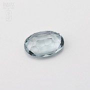 Natural aquamarine faceted oval cut 13.15 cts - 1