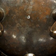 Inlaid bronze tripod censer, Qing dynasty