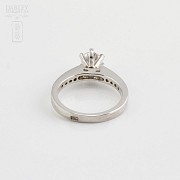 Ring in sterling silver, 925m / m with  zircons - 2