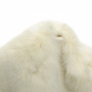 White fox fur stole, Úbeda furrier
