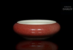 A langyao enamel brush bowl, early Qing dynasty
