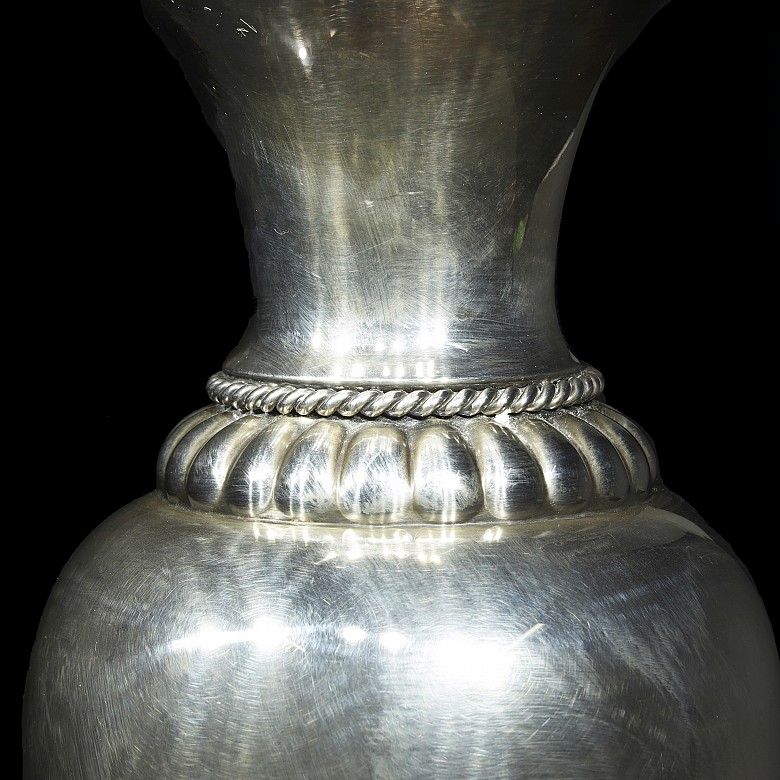 925 sterling silver vase, 20th century
