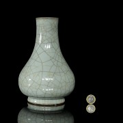 Vase with blue glaze, Geyao style - 7