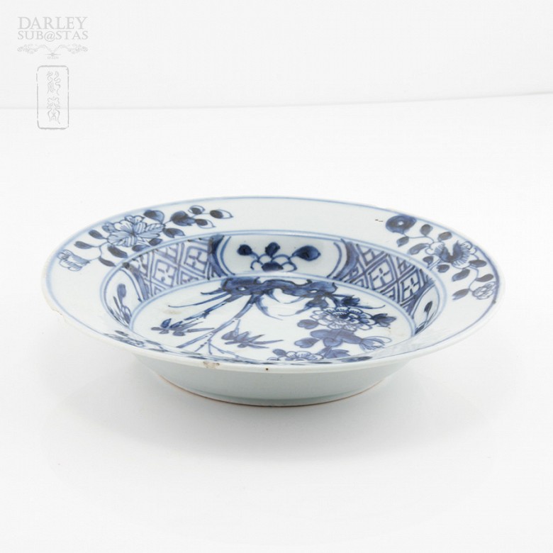 Plato de porcelana china, S.XVIII - 2