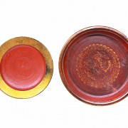 Pair of decorative plates, China, 20th century