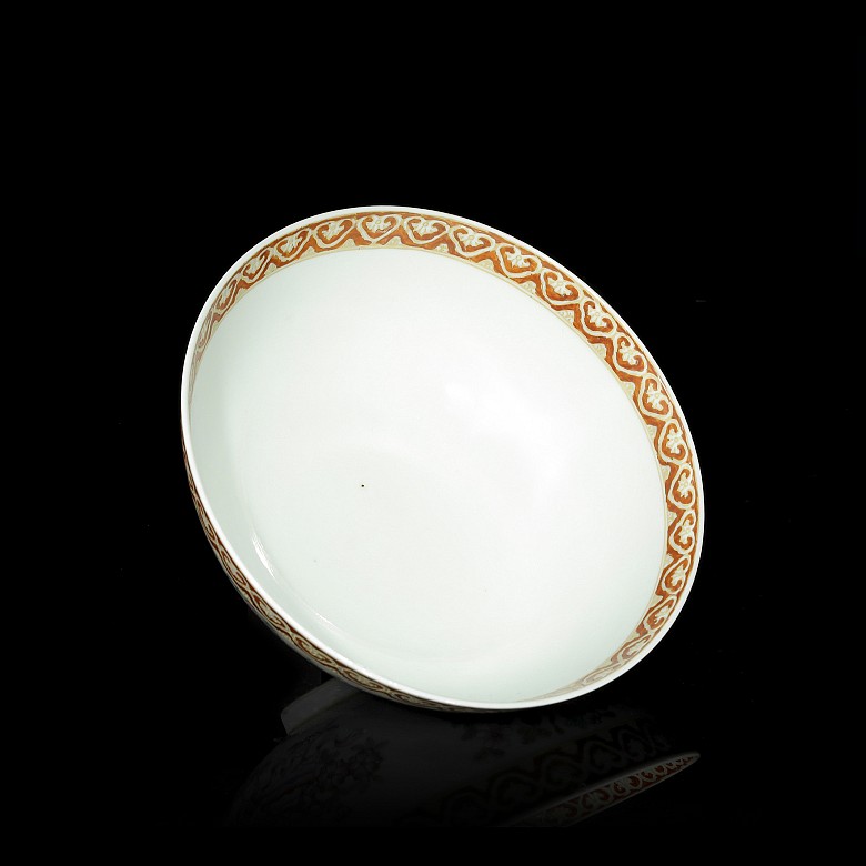 Enameled porcelain bowl, with Daoguang mark - 4