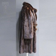 Mink coat with belt - 2
