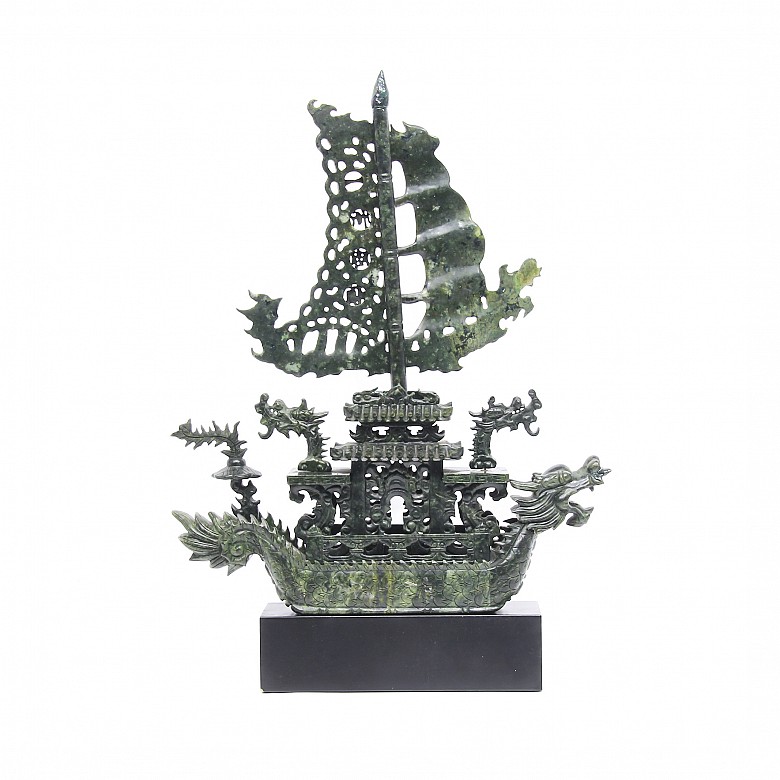 Great jade ship, 20th century