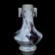 Vase with 'flambé' decoration, Qing dynasty