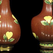 Two cloisonné vases, China, 20th century - 3
