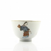 Cuenco de porcelana china, con sello Daoguang.