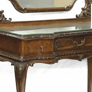 Mueble tocador con espejo, S.XIX - 4
