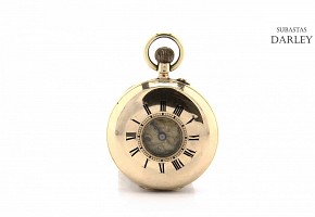 Reloj de oro de 14k, con tapa, s.XIX