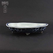 Bonita bandeja de cerámica china. S. XIX - 3
