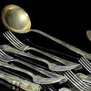 Spanish silver cutlery, 20th century