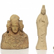 Two Iberian-style decorative figures - 2