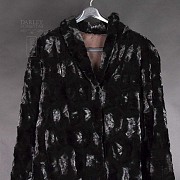 Black mink coat - 2